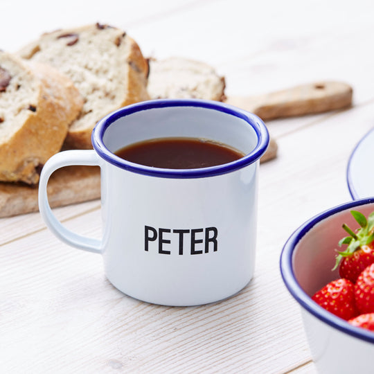 Personalised Enamel Mug