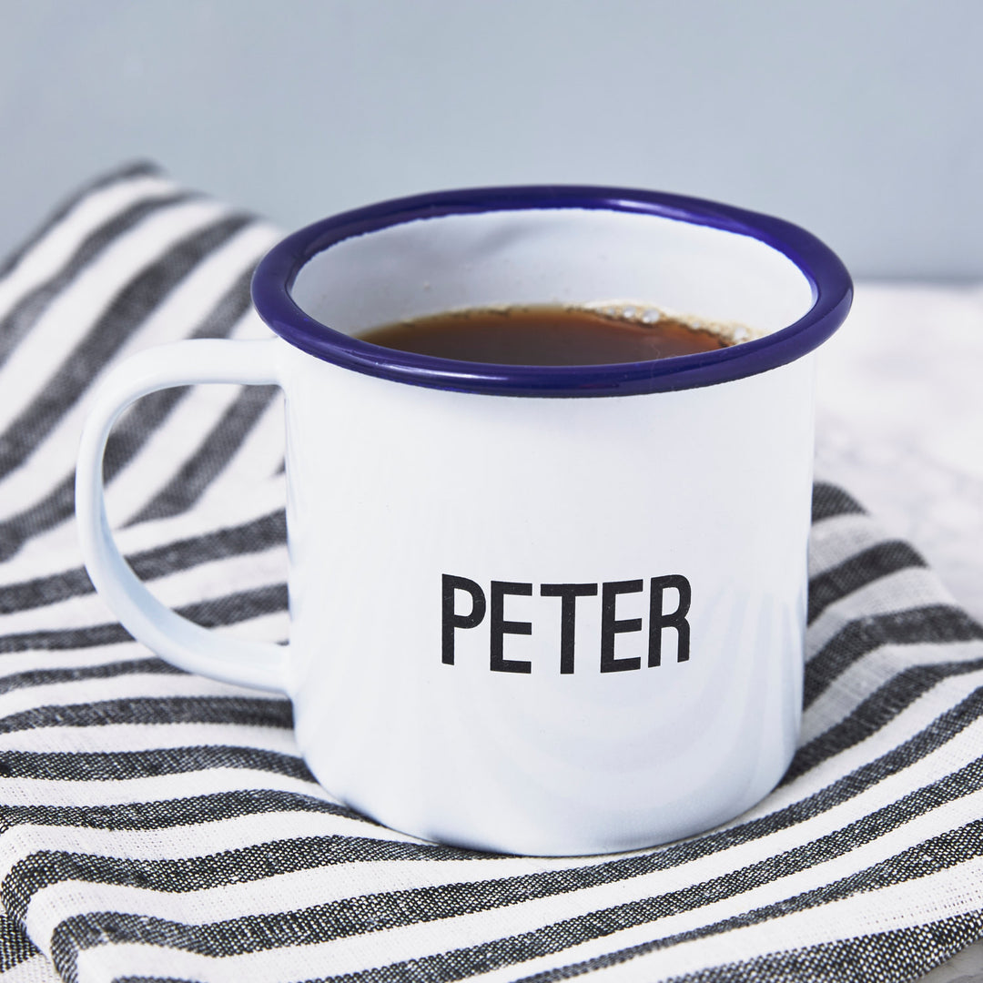 Personalised Enamel Mug