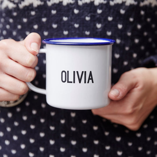 Personalised Enamel Mug