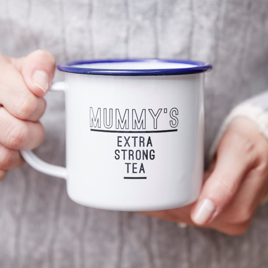 Enamel Personalised Mug For Her