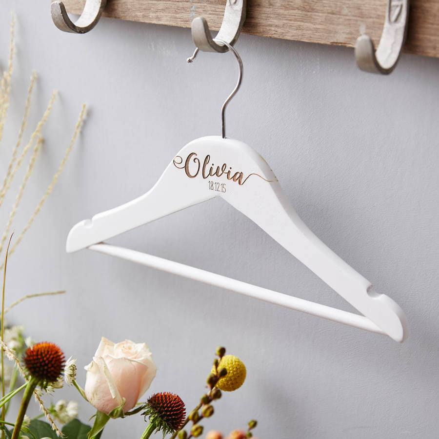 Child's Personalised Clothes Hangers pair, Baby Coat Hangers, Personalised  Baby Gift, New Baby Gift, Name and Colour of Choice, 