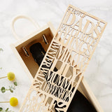 Personalised Dads Favourite Wooden Bottle Box