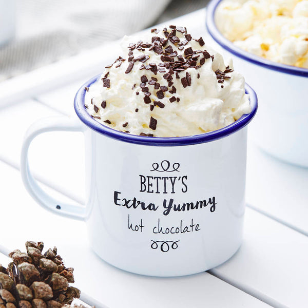 Personalised Enamel Mug For Her