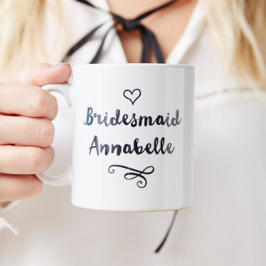 Personalised Bridesmaid Mug