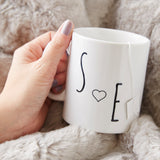 Personalised Couples Initial Mug