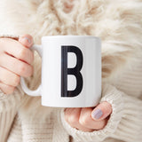 Personalised Block Initial Mug