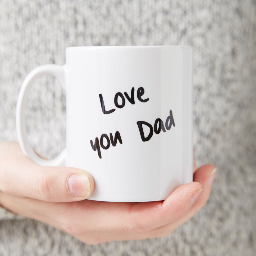 Personalised Handwritten 'Love You' Mug