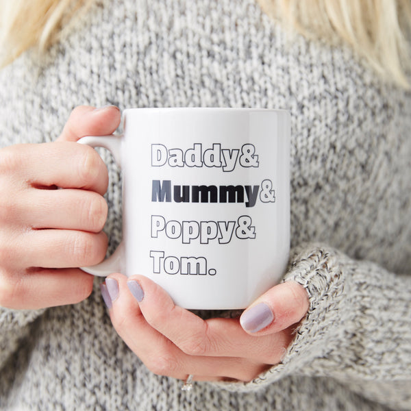 Family Personalised Mug