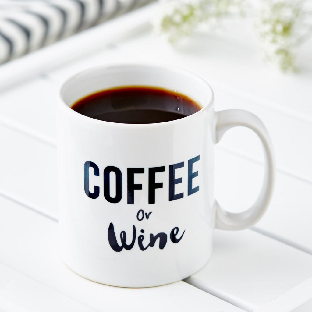 Coffee Or Wine Personalised Mug