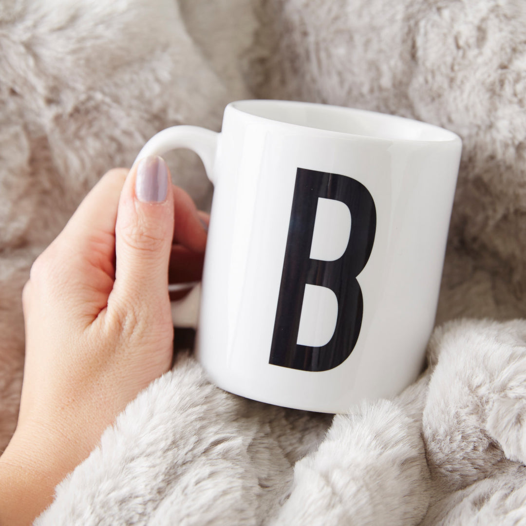 Personalised Block Initial Mug