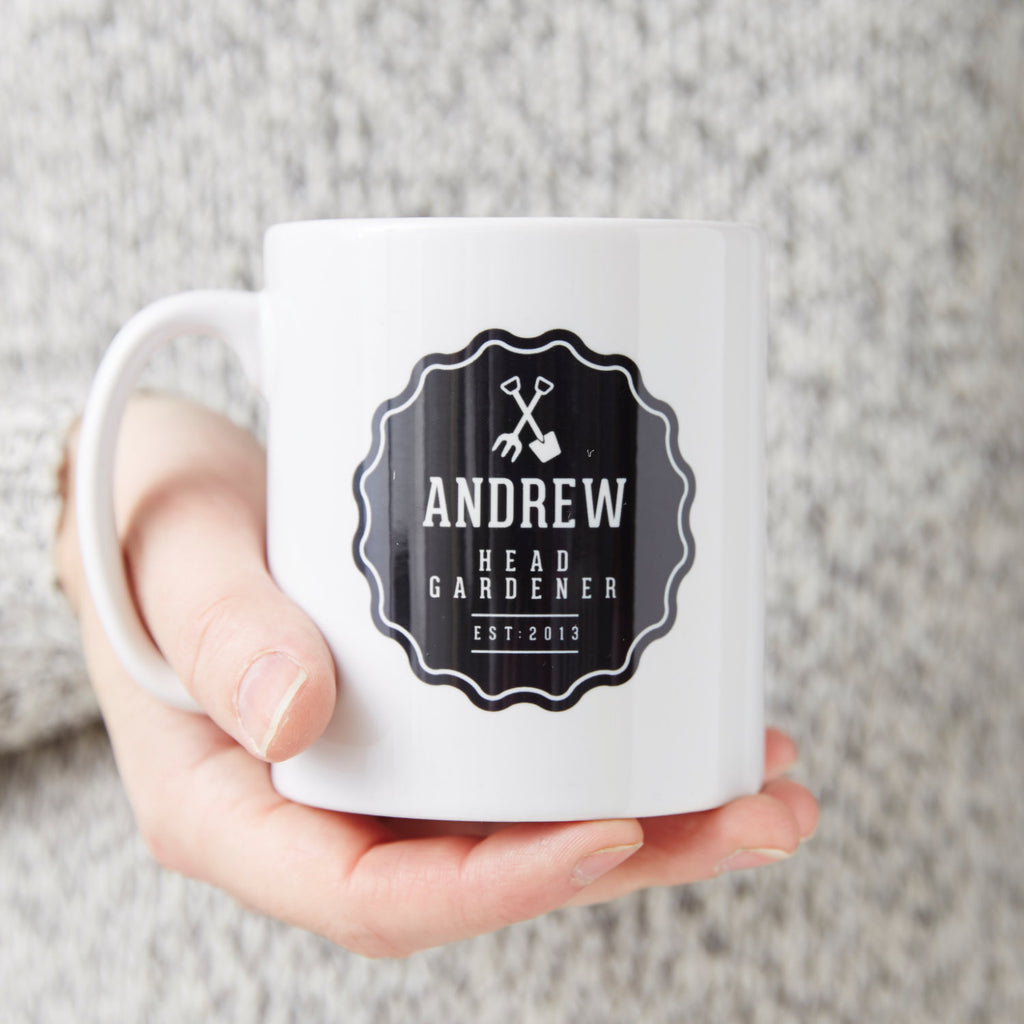 Personalised Gardening Mug