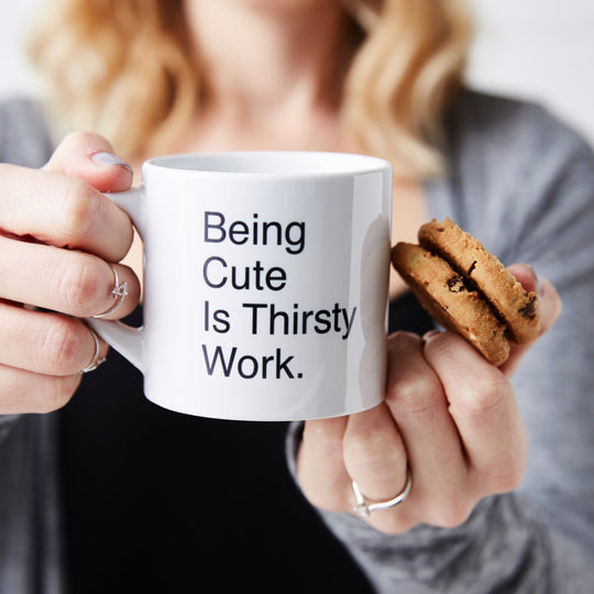 Children's Thirsty Work Personalised Mug