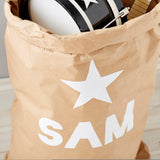 Personalised Star Children's Storage Sack