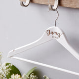 Wooden Personalised Best Man Hanger