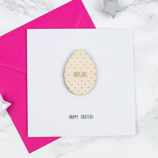Personalised Easter Egg Keepsake Card