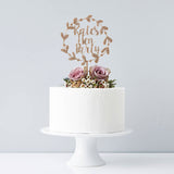 Personalised Floral Hen Party Cake Topper