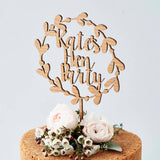 Personalised Floral Hen Party Cake Topper