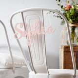 Personalised Wedding Chair Sign
