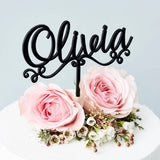 Personalised Decorative Name Cake Topper