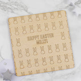 Personalised Wooden Easter Card