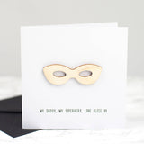 Personalised Superhero Father's Day Keepsake Card