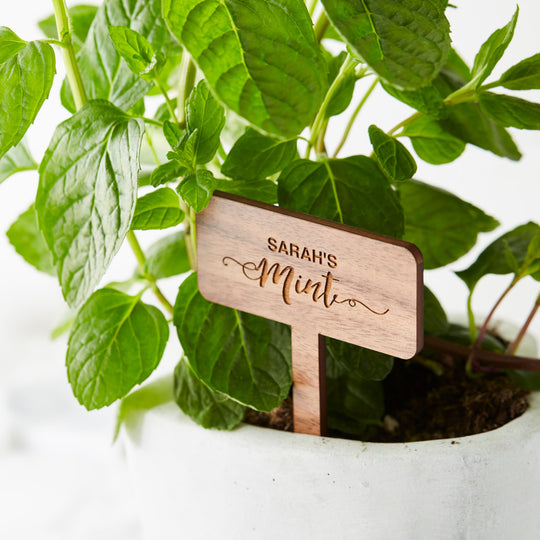 Personalised Wooden Plant Markers