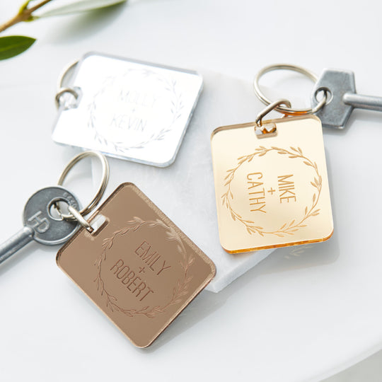 Personalised Couples Keyring