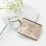 Personalised Shining Star Keyring