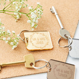 Personalised Wedding Keyring