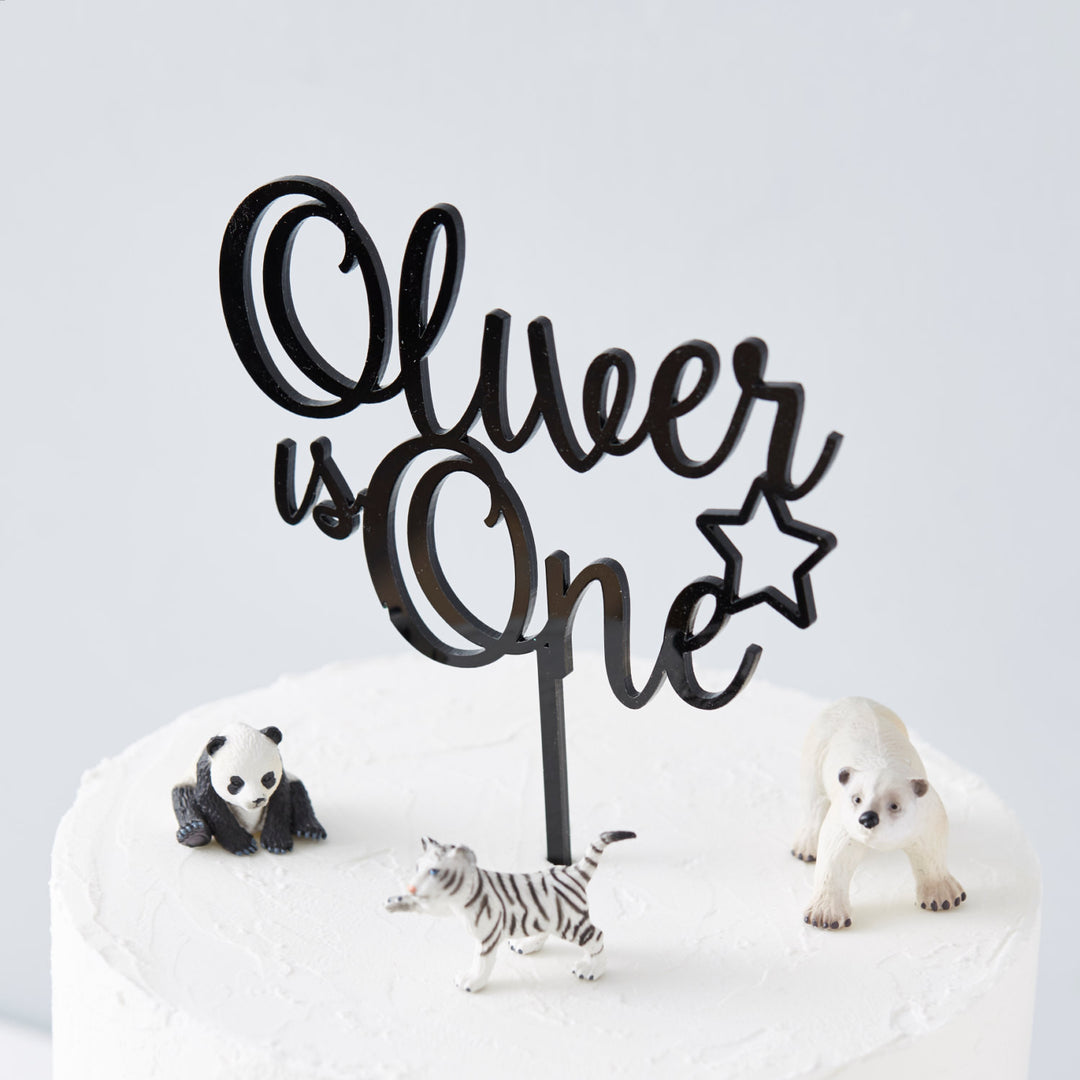 Personalised Star Children's Birthday Cake Topper