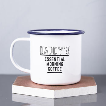 Enamel Personalised Mug For Him