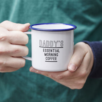 Enamel Personalised Mug For Him