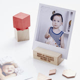 Personalised Fathers Day Photo Block