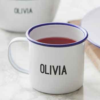 Personalised Enamel Mug