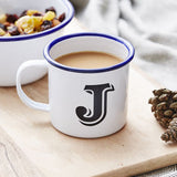 Personalised Initial Enamel Mug