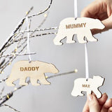 Polar Bear Personalised Christmas Decoration