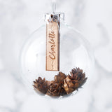 Personalised Decorative Pine Cone Bauble