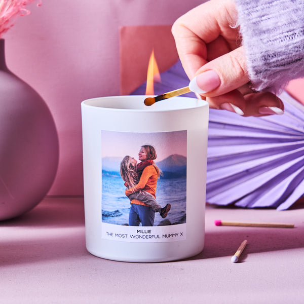 Personalised Mother's Day Photo Candle - Spark More Joy