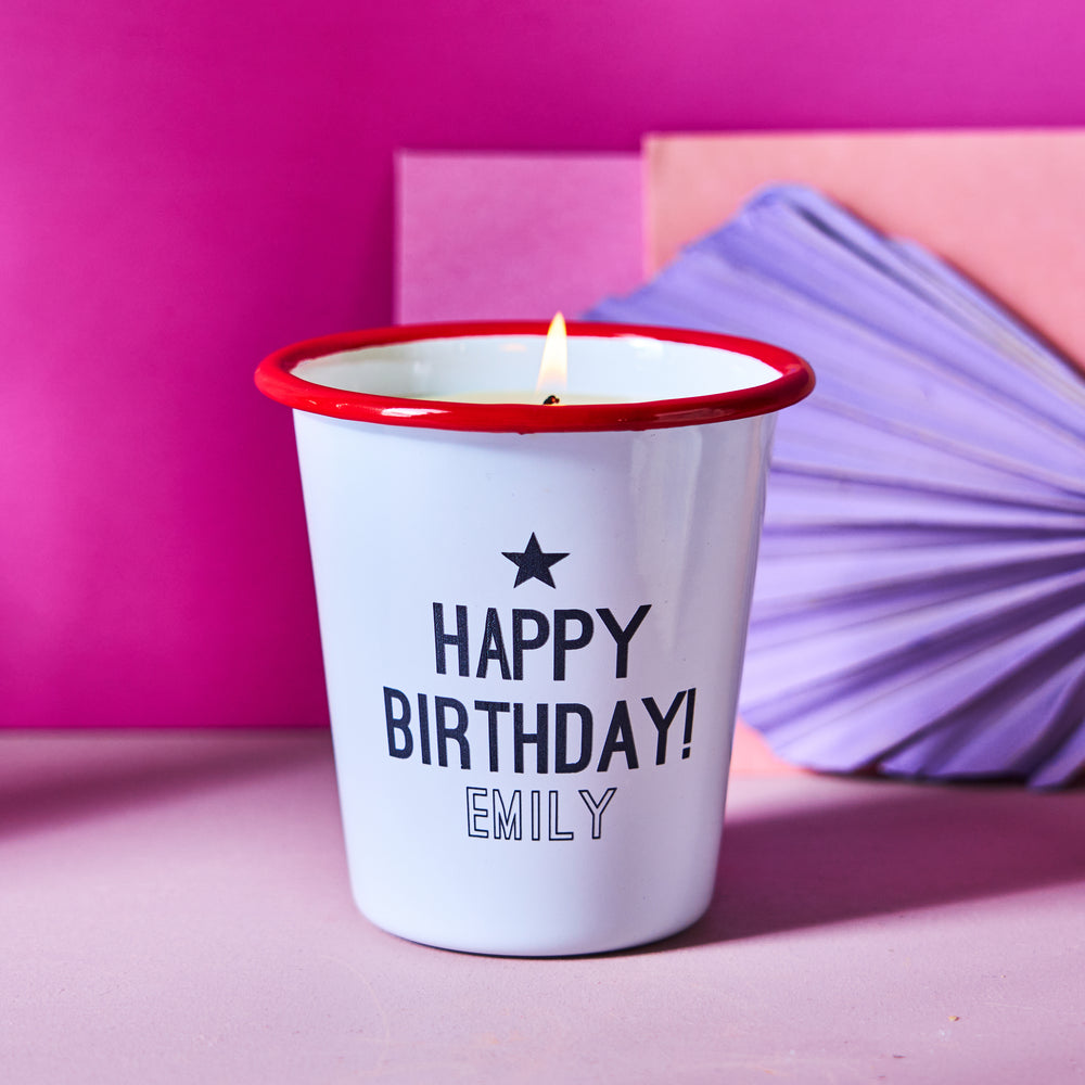Personalised Engraved Birthday Candle - Spark More Joy