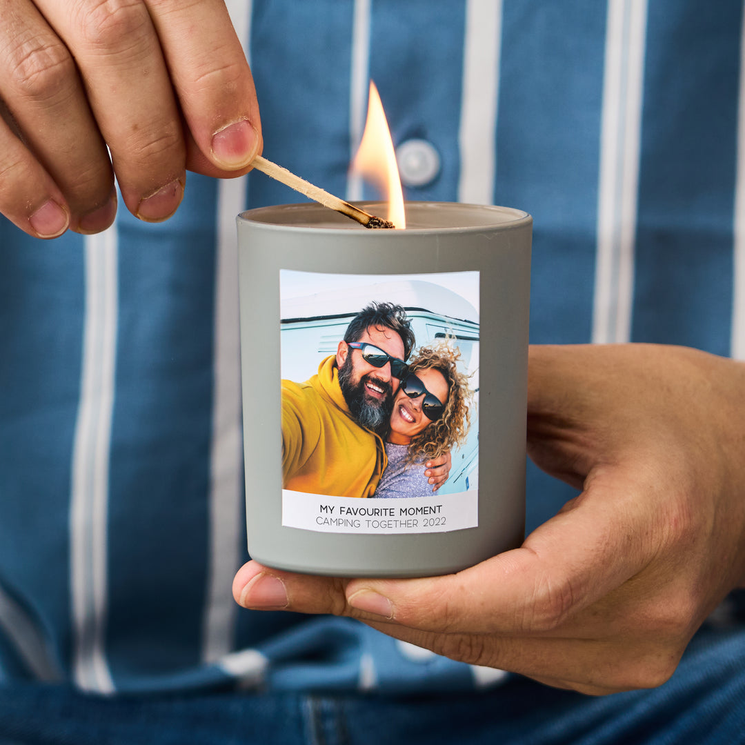 Personalised Favourite Moment Photo Candle - Spark More Joy