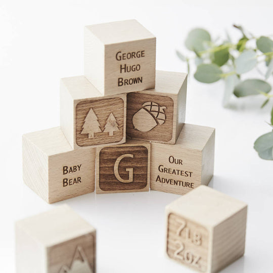 Adventure Personalised Keepsake Building Block