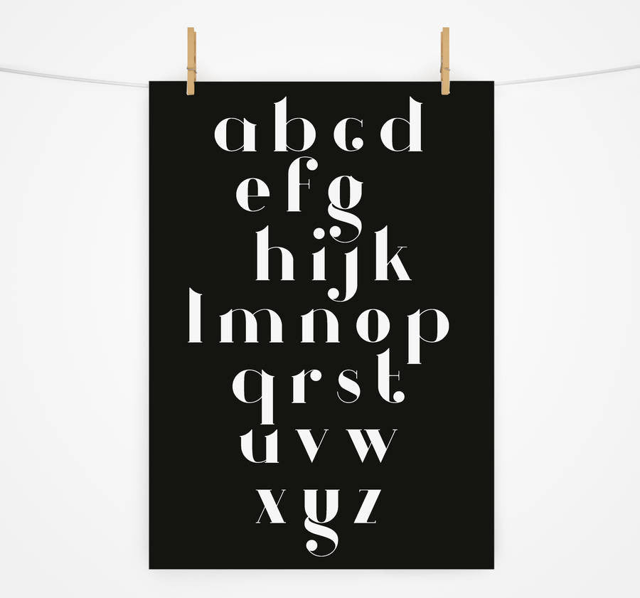 Alphabet Print