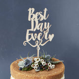 'Best Day Ever' Decorative Personalised Cake Topper