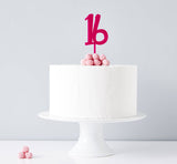 Birthday Age Cake Topper