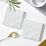 Botanical Personalised Marble Coaster