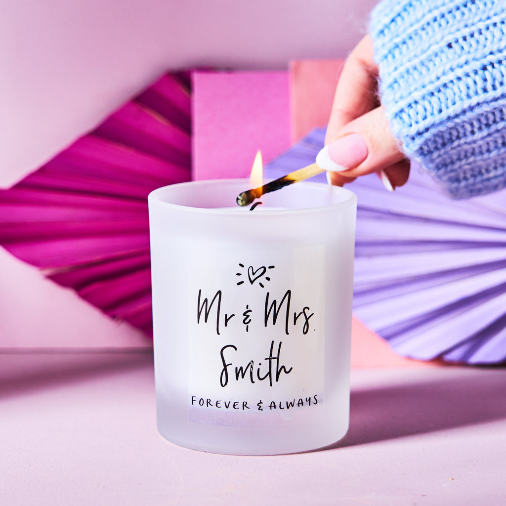 Personalised Forever And Always Candle - Spark More Joy