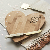 Carved Heart Personalised Chopping/Cheese Board