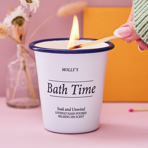 Personalised Bath Time Candle - Spark More Joy