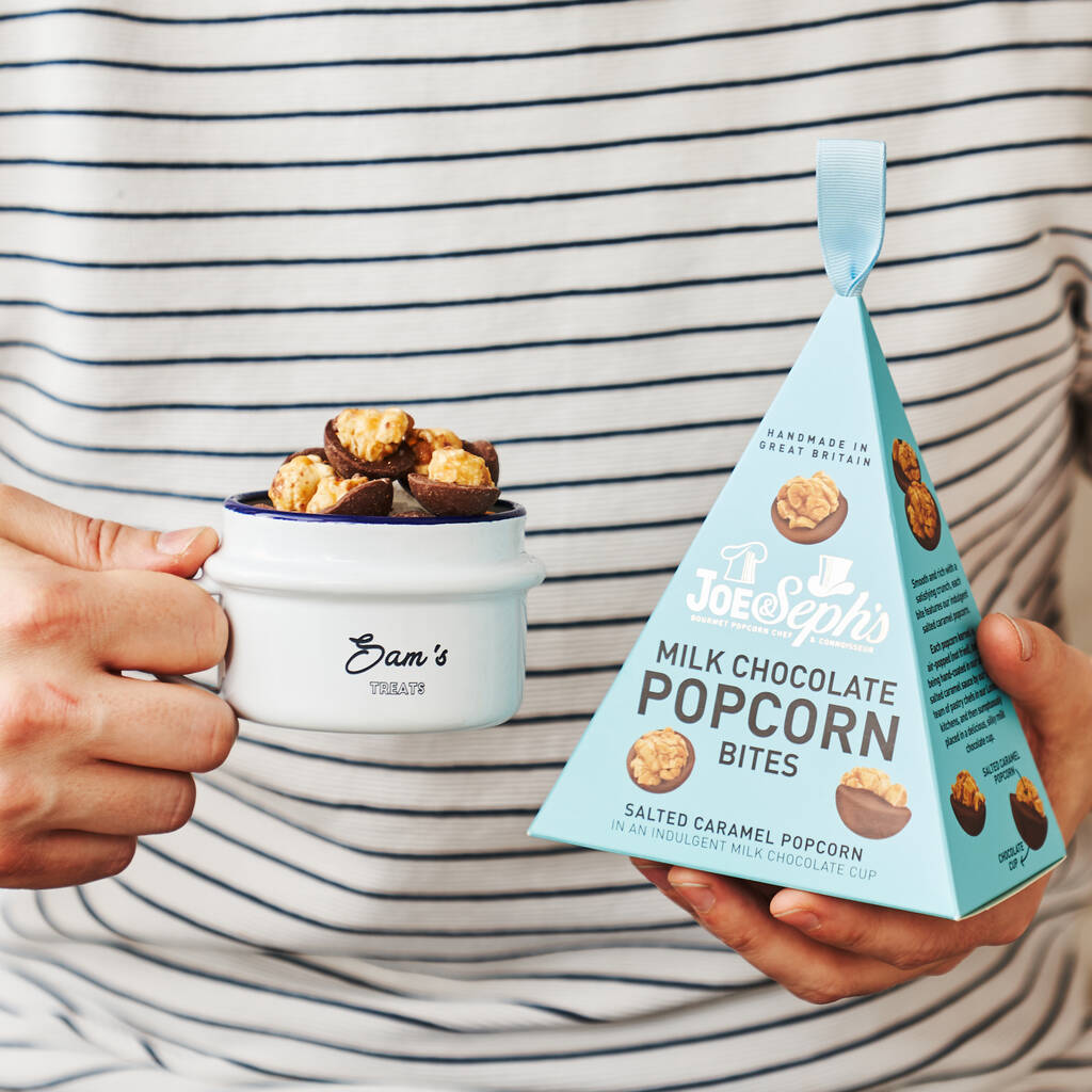 Chocolate Popcorn And Personalised Snack Pot Gift