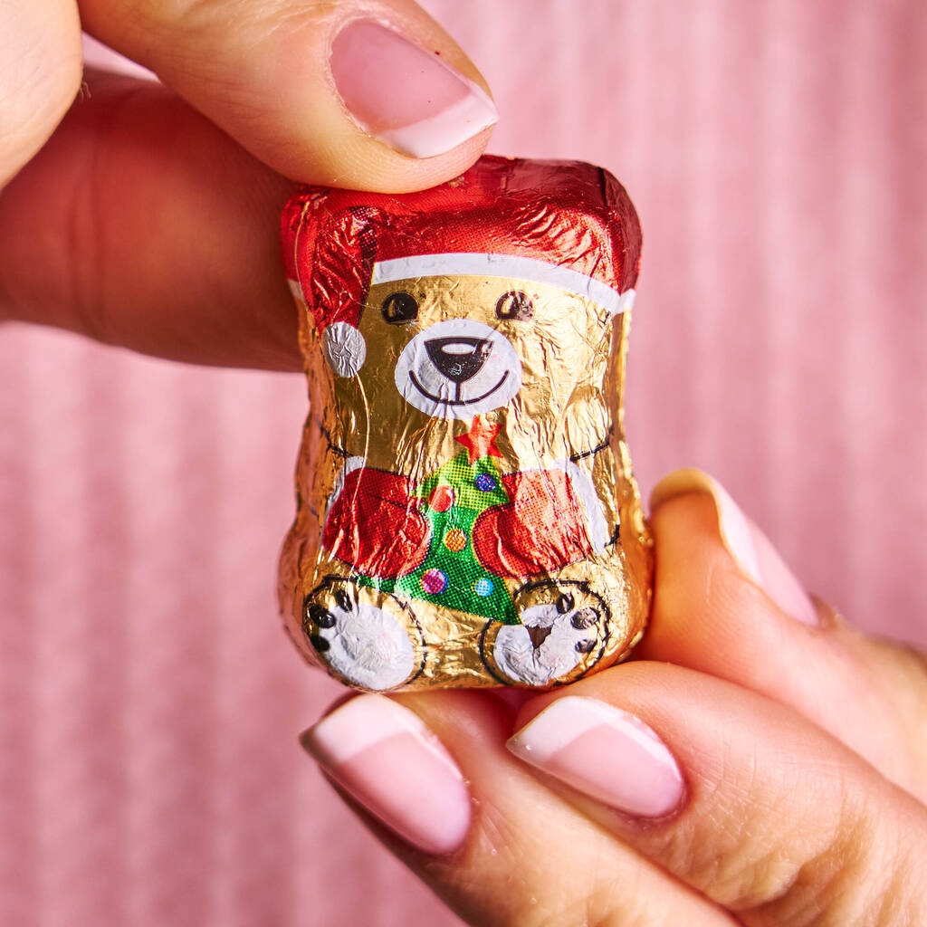 Christmas Chocolate Teddy Bear